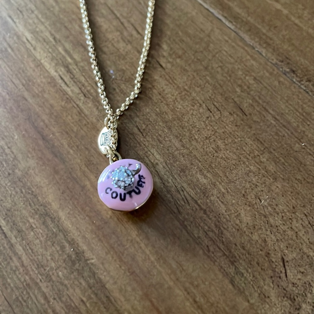 Vintage juicy couture cupcake necklace